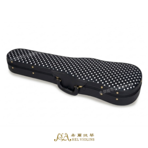 Toyo Gakki超輕量系列小提琴三角布盒【特別定制款 典雅圓點黑】