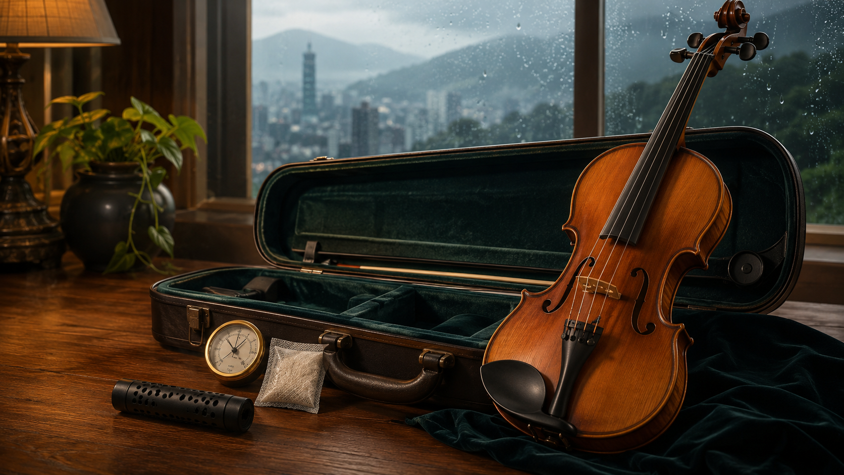 天氣調節 - 希爾提琴HEL VOLINS Detailed view of fingers playing a violin during a live performance.